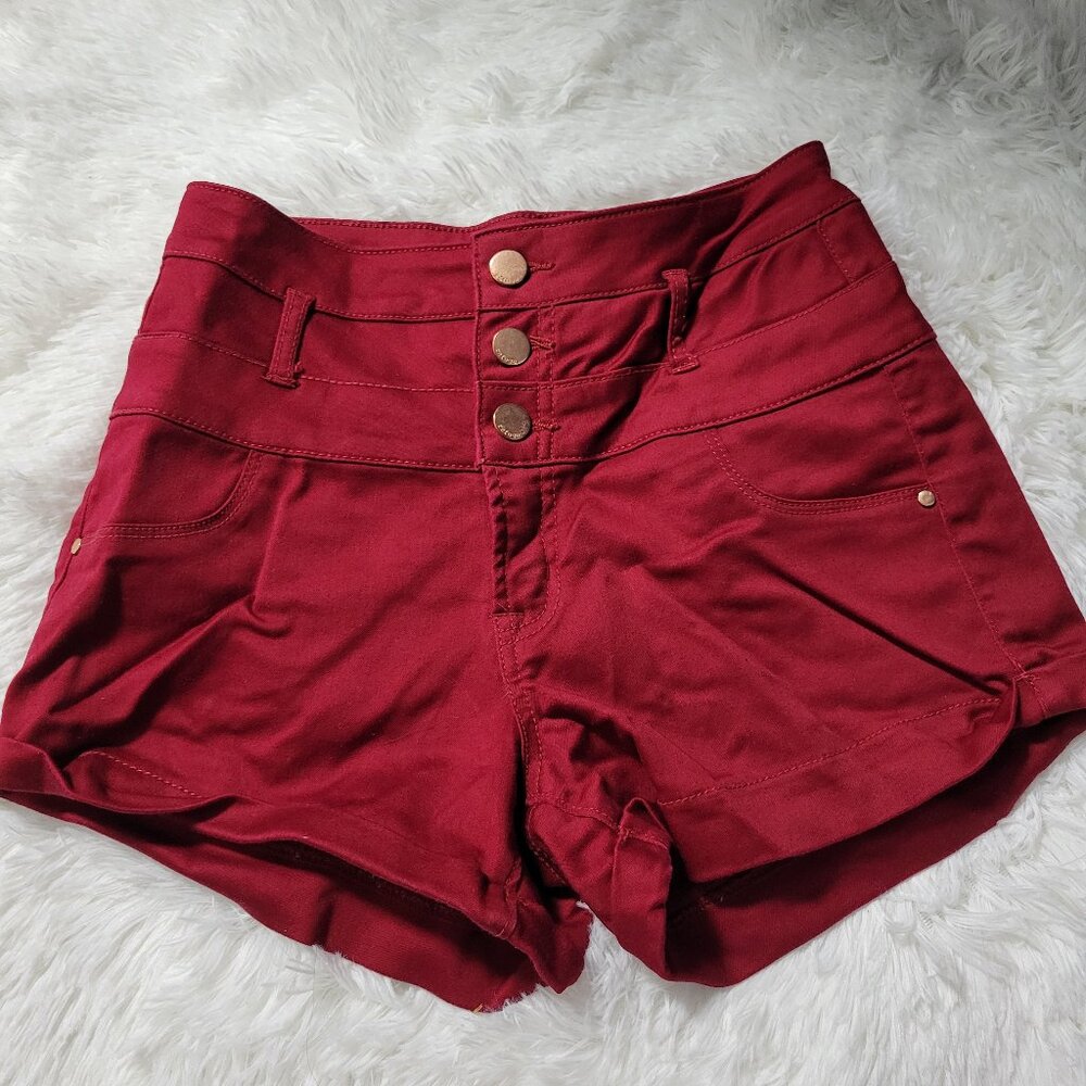 Refuge Dark Red Shorts